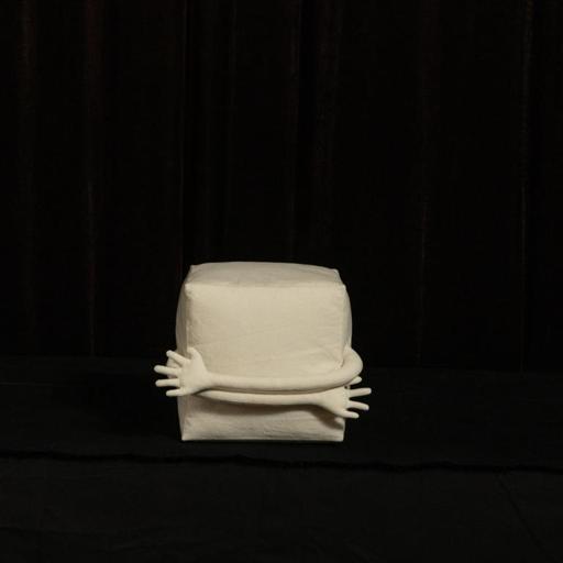 The Euclideans Cube · 7’’ x 9.5’’ x 10’’ · Cotton, polyester · NY, USA · 2022