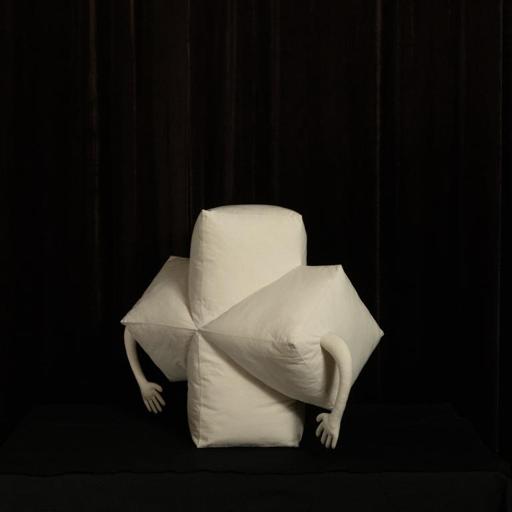 The Euclideans Cuboid Cross · 20’’ x 27’’ x 12’’ · Cotton, polyester · NY, USA · 2022