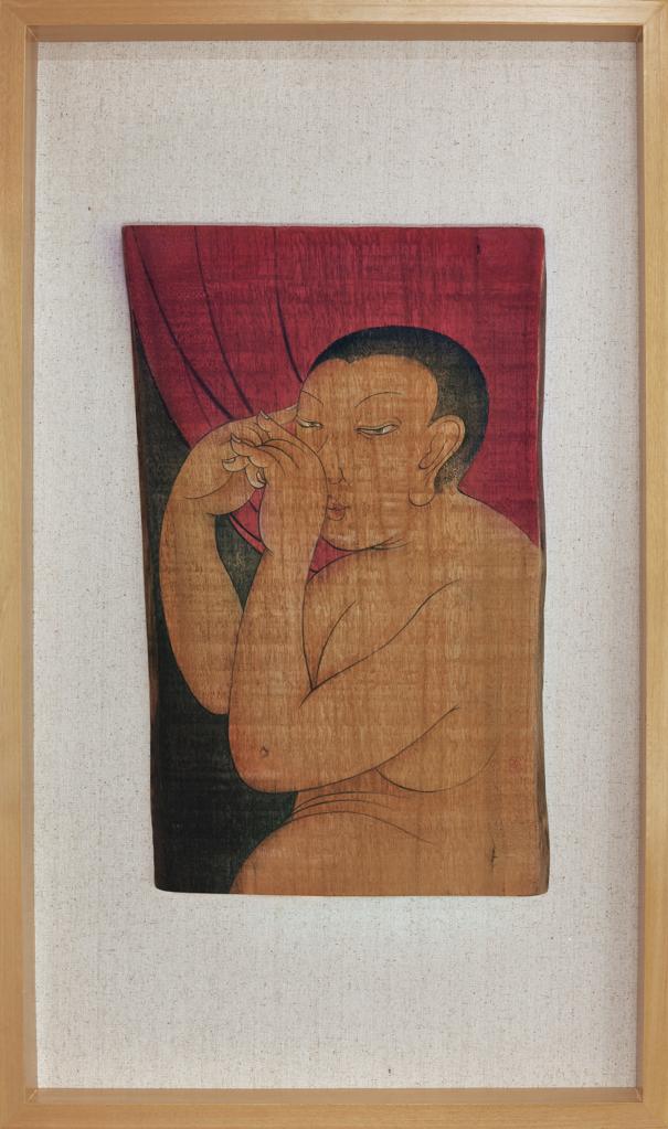 As It Is · Red Light 3 (《如是 · 红光》之三) · Rich Color Wooden Panel Painting(木板重彩) · 50x80cm · 2016