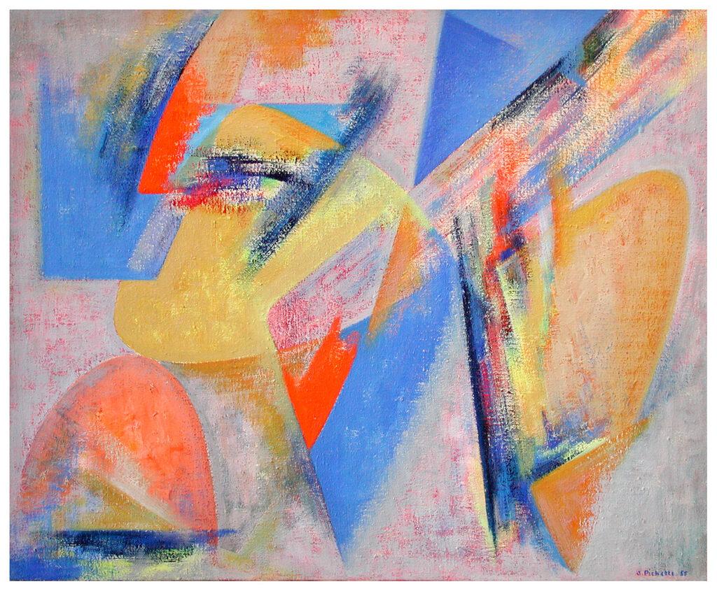 Abstract Impressionism (1950s A.I.) | Hanina Fine Arts