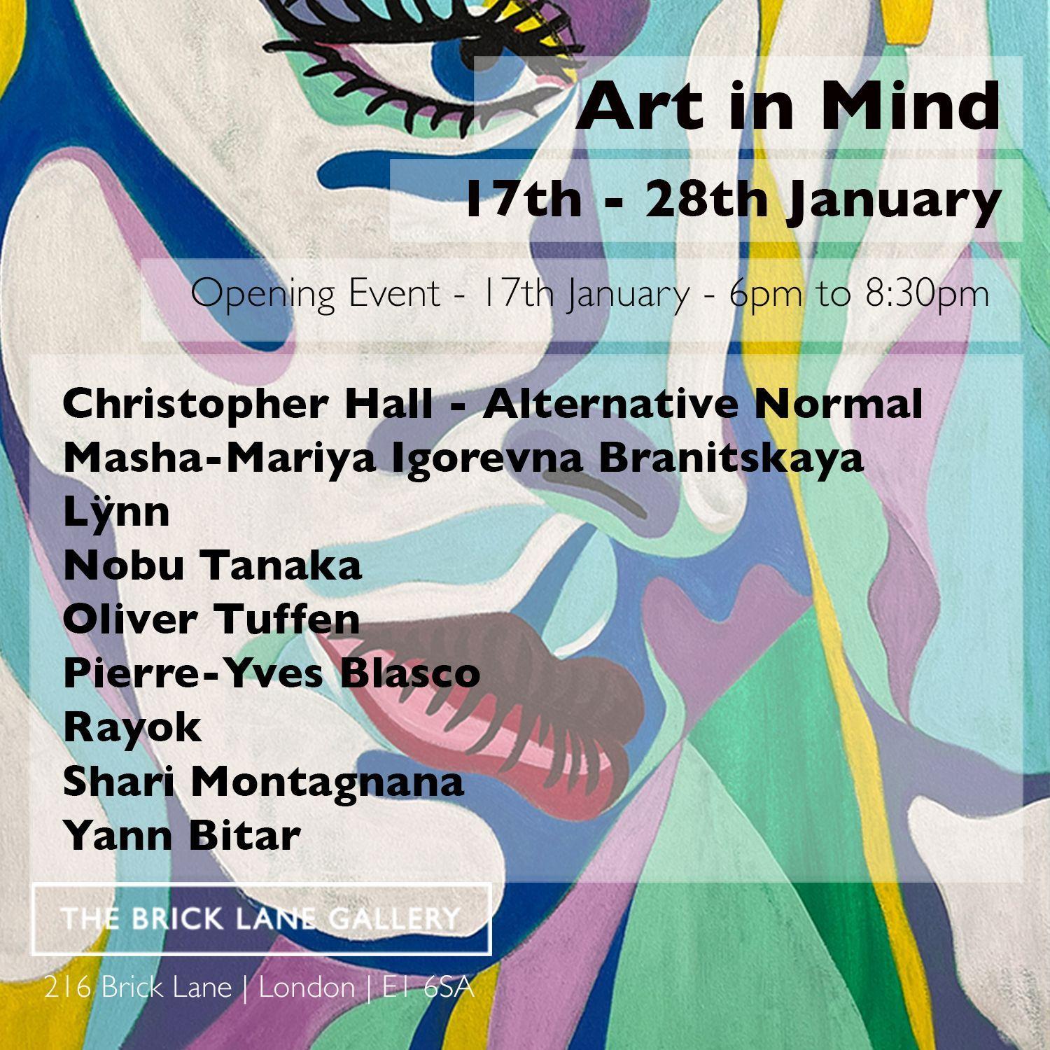 Art In Mind - January 2024  | The Brick Lane Gallery