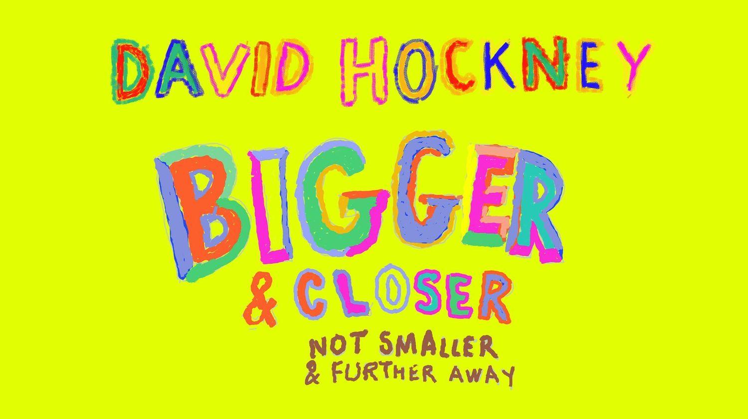 David Hockney: Bigger & Closer (not smaller & further away)  | David Hockney | Lightroom