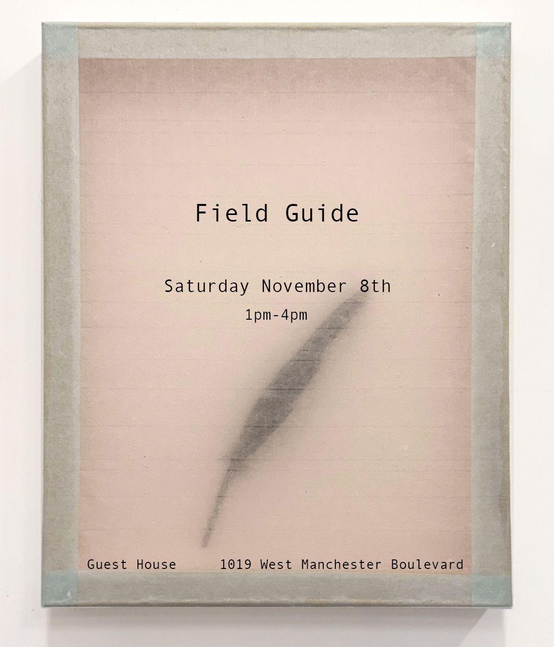 Field Guide  | Carlos Agredano, Edwin Arzeta, Saffronia Downing, Lauren Goldenberg Longoria, Nicolas Shake | Guest House