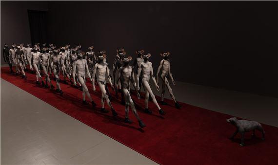 Jane Alexander: Infantry with beast | Jane Alexander | The Art Institute of Chicago