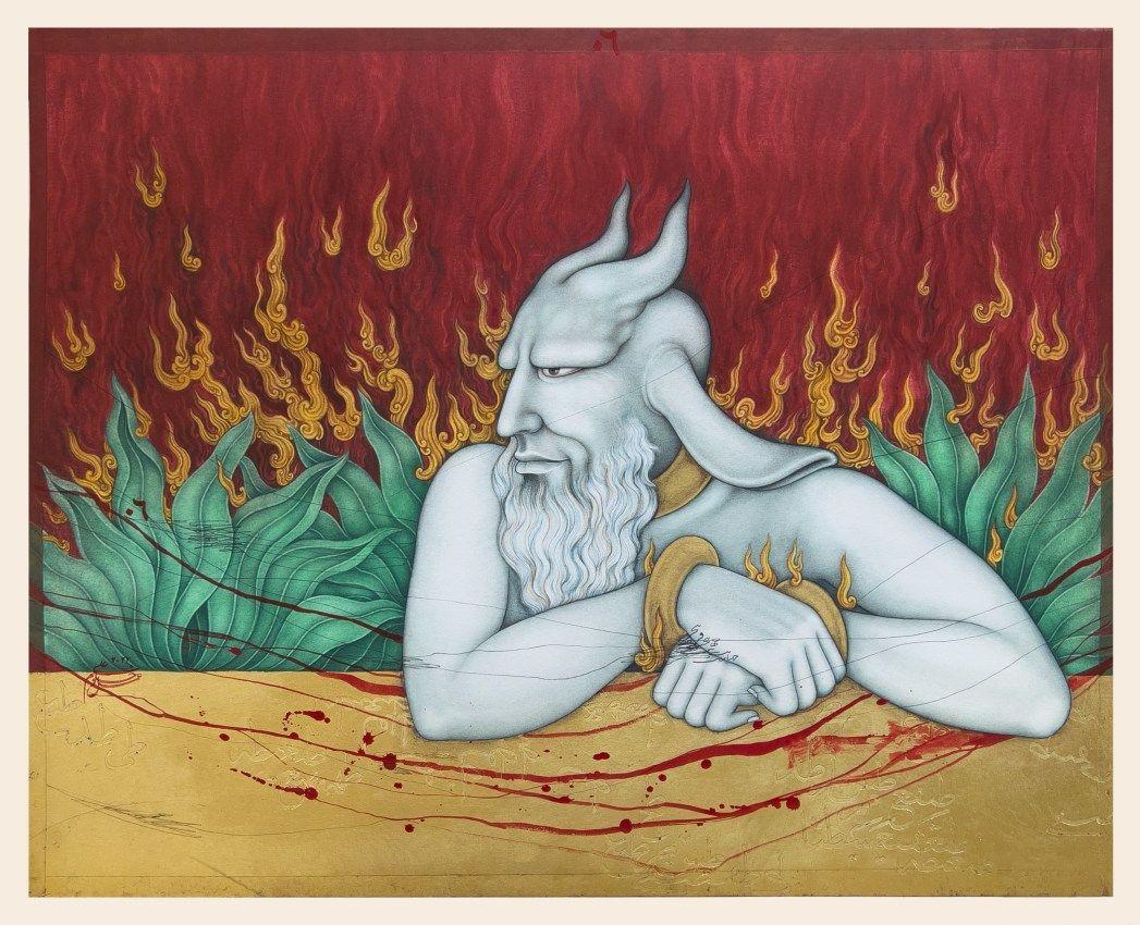 Khadim Ali. Birth of Demons  | Khadim Ali | Aicon Gallery