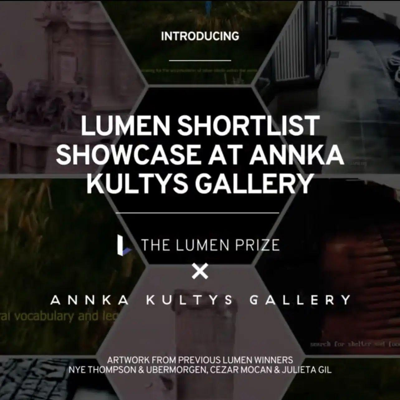 Lumen Prize: Shortlisted Artists 2023  | Annka Kultys Gallery