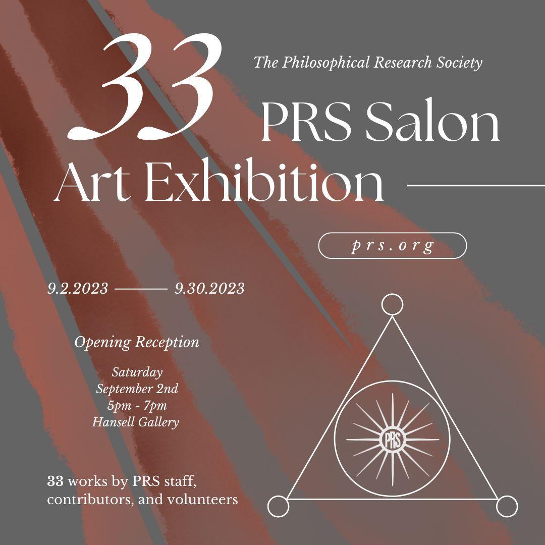 33 PRS Salon  | Philosophical Research Society