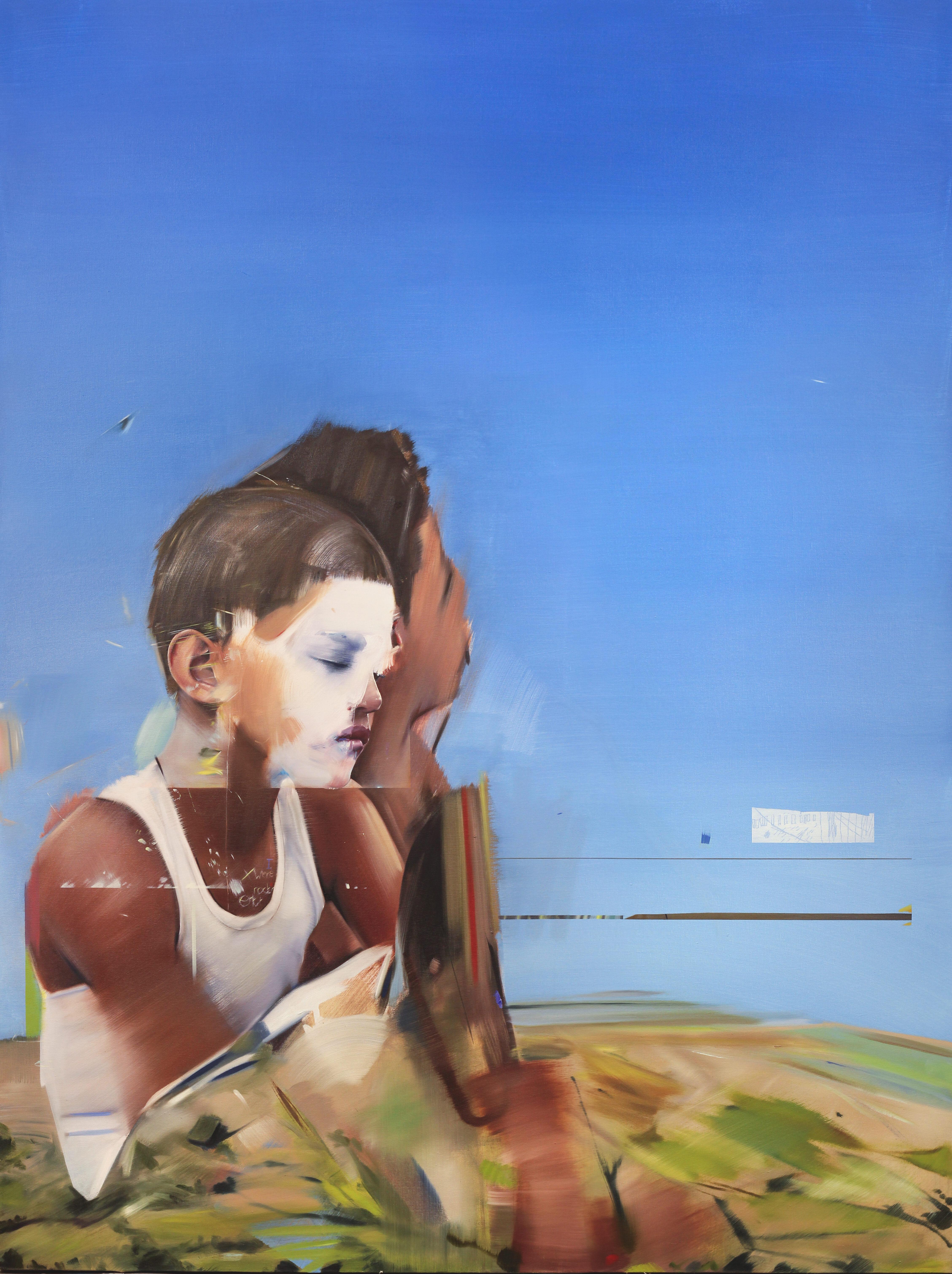 Phoebe Leech: Hidden Boys, Open Blue | JD Malat Gallery