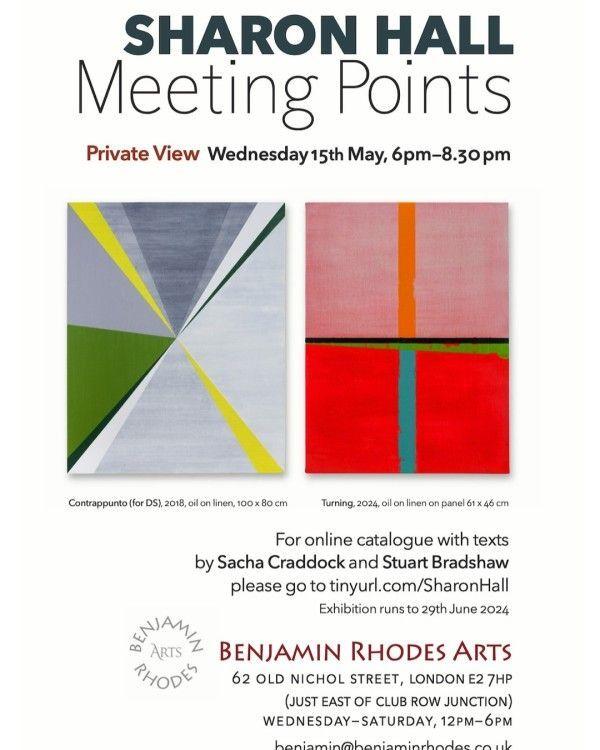 Sharon Hall. Meeting Points  | Sharon Hall | Benjamin Rhodes Arts