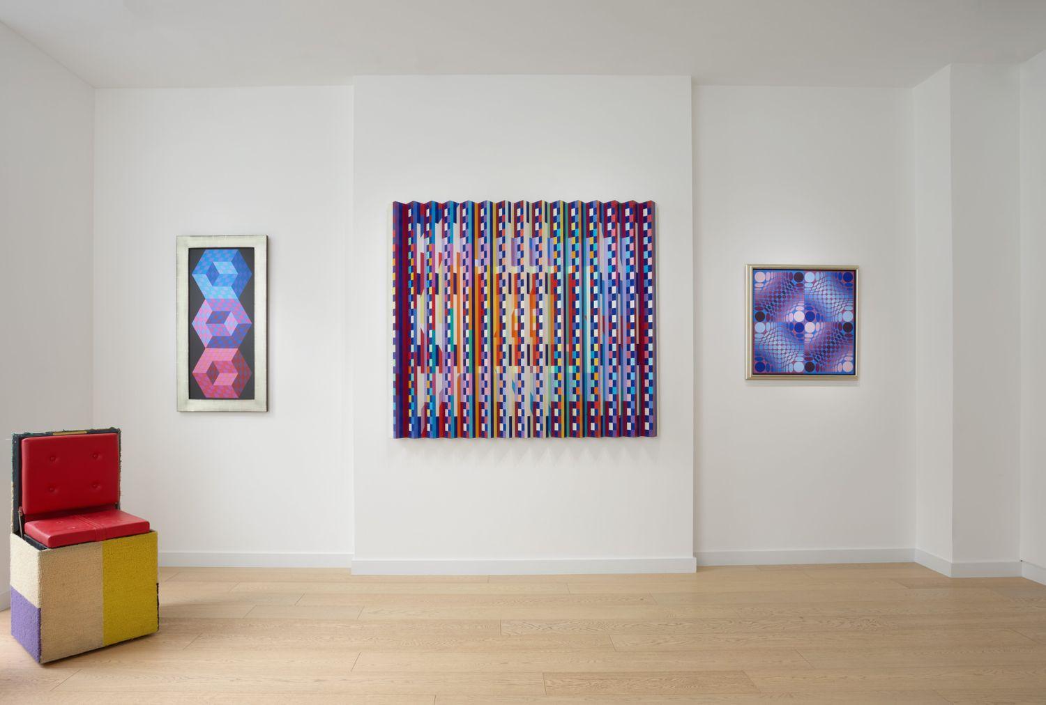 Vasarely/Agam: In Pursuit of Op  | Yaacov Agam, Victor Vasarely | Omer Tiroche Gallery
