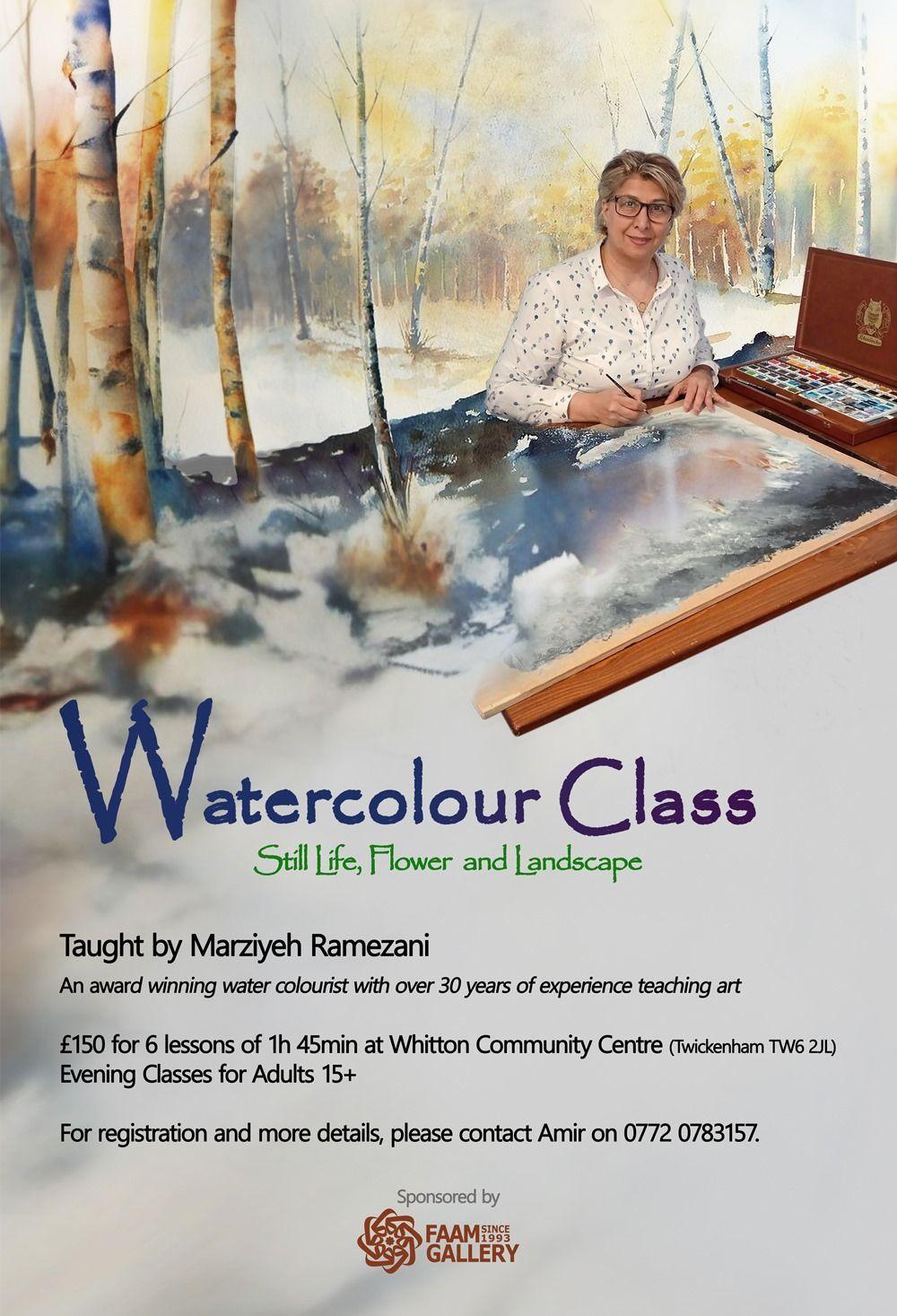 Watercolour Classes with Marziyeh  | Marziyeh Ramezani | Faam Gallery