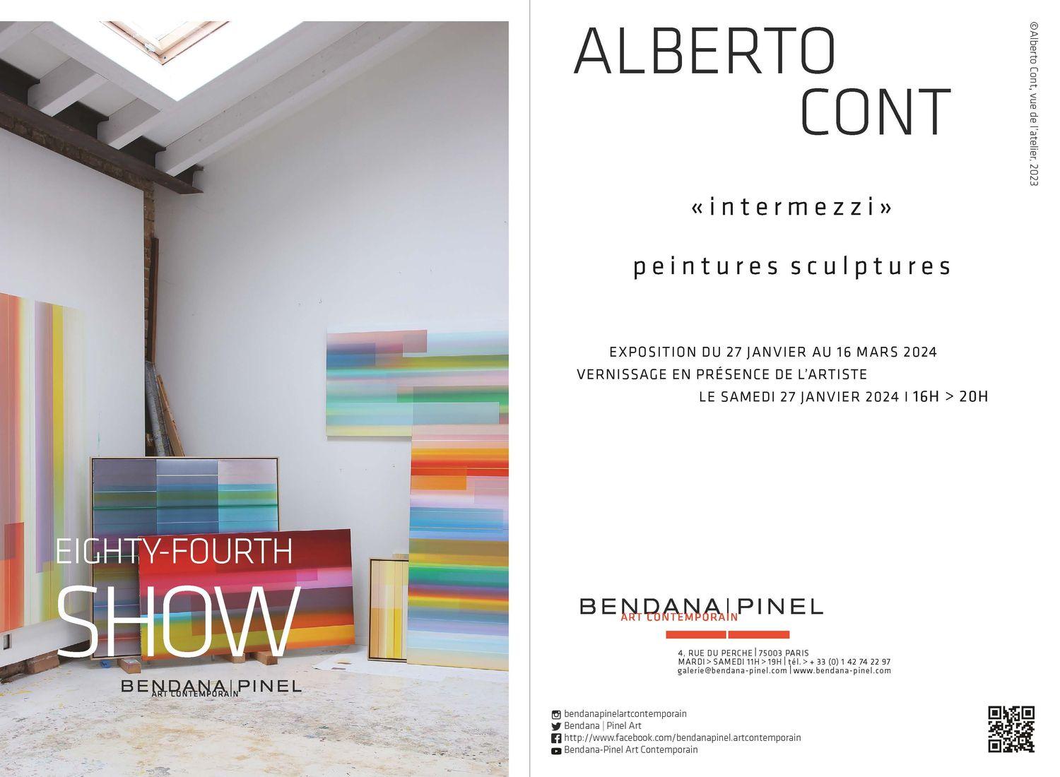 « intermezzi » peintures sculptures  | Alberto Cont | Bendana Pinel Art Contemporain